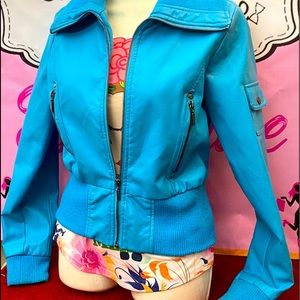 Jacket Blue Turquoise size “ M “